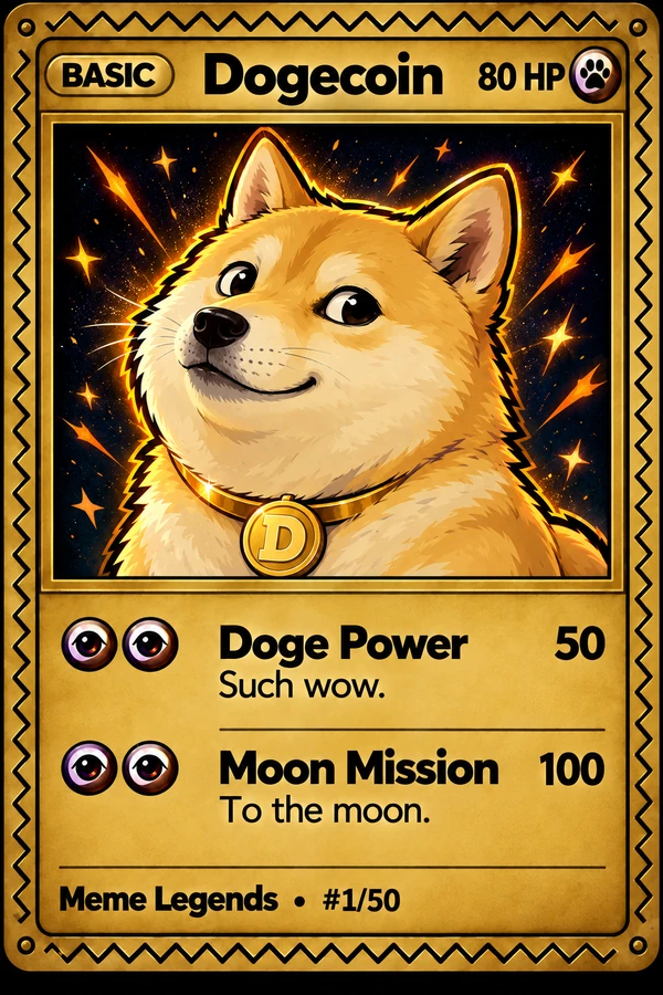Dogecoin, Legendary card #01/50