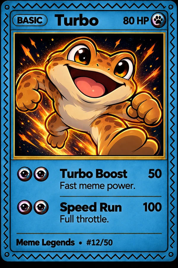 Turbo, Rare card #07/50